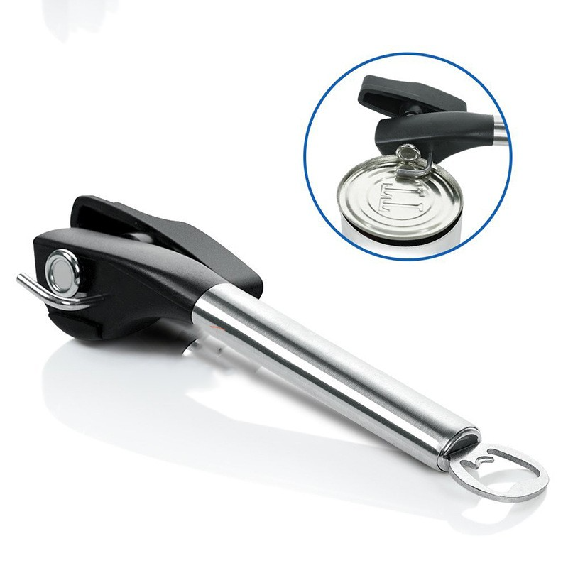 Multifunctional Safety Can Opener Stainless Steel