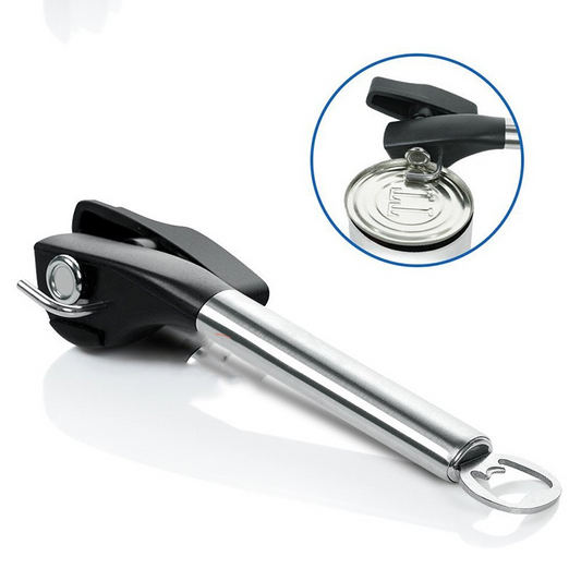 Multifunctional Safety Can Opener Stainless Steel